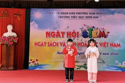 TƯNG BỪNG NGÀY HỘI STEM – NGÀY SÁCH VÀ VĂN HOÁ ĐỌC VIỆT NAM