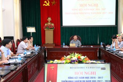 Hội nghị trực tuyến tổng kết năm học 2016-2017
