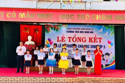 Lễ tổng kết năm học 2025-2026 và Lễ ra trường cho học sinh lớp 5